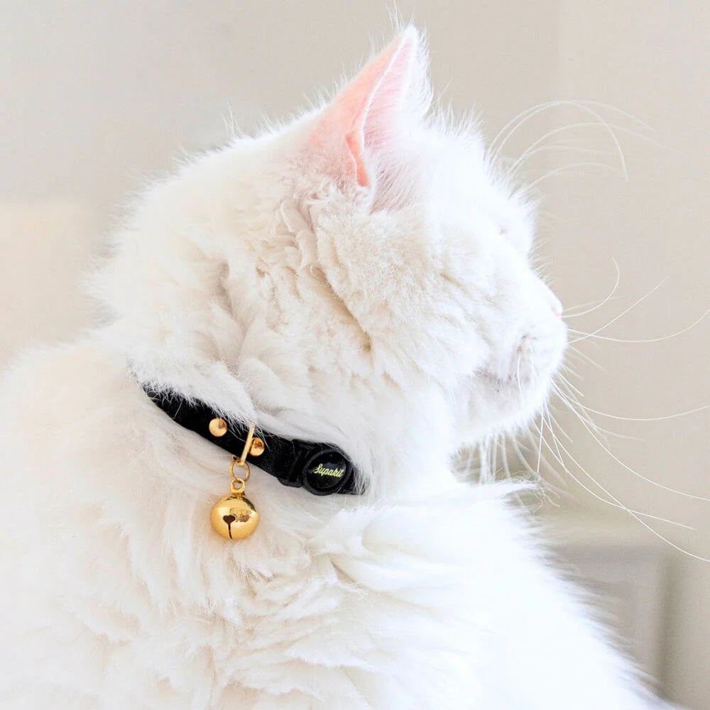 Leather Cat Collar - Emerald Green