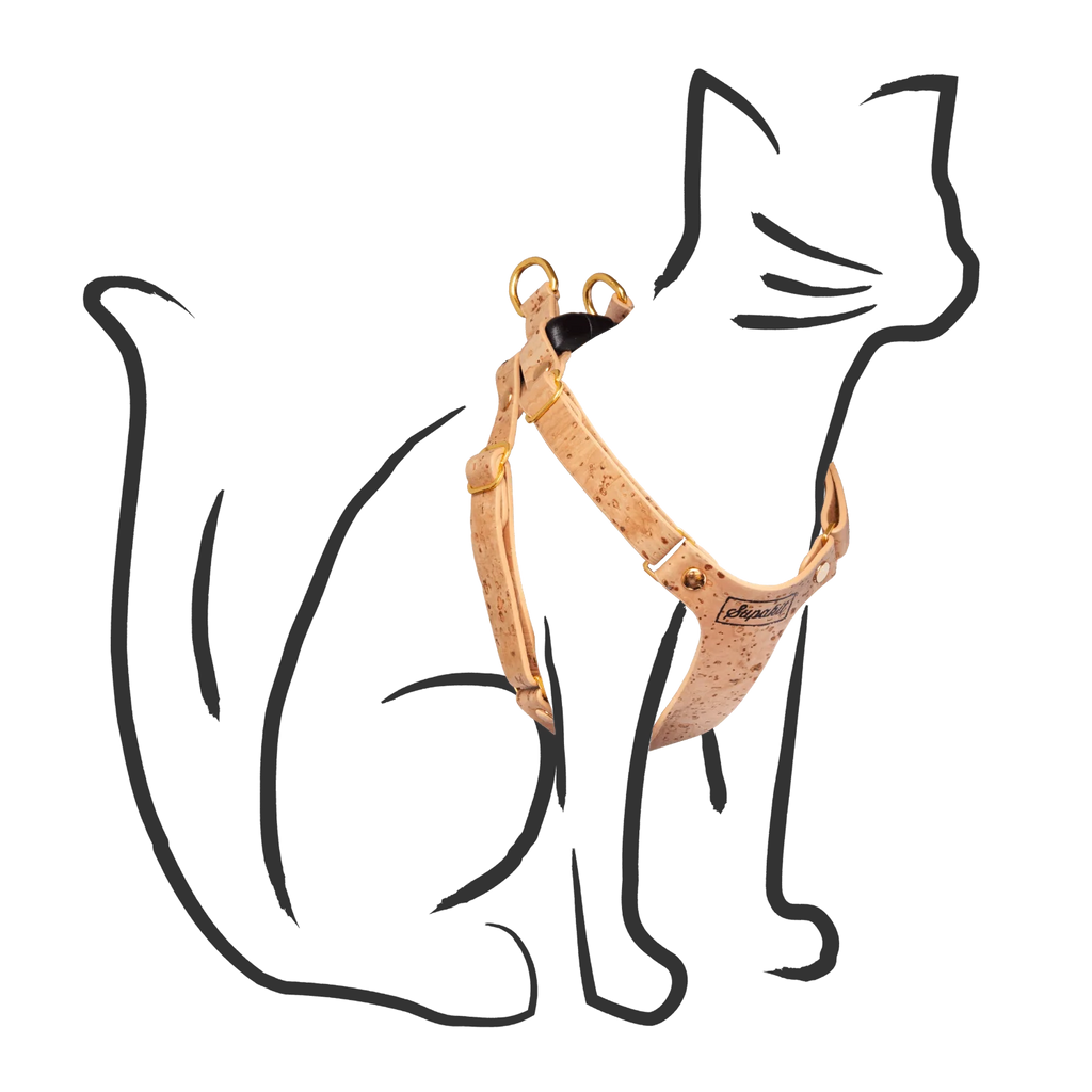 Cat Harness – Natural Vegan Cork