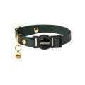Leather Kitten Collar - Emerald Green