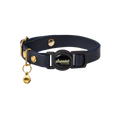 Leather Kitten Collar - Midnight Blue
